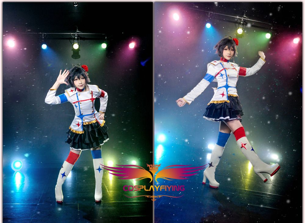 Hot Anime The Idolmaster Palgantong Deluxe Uniforms Cosplay Costuems 